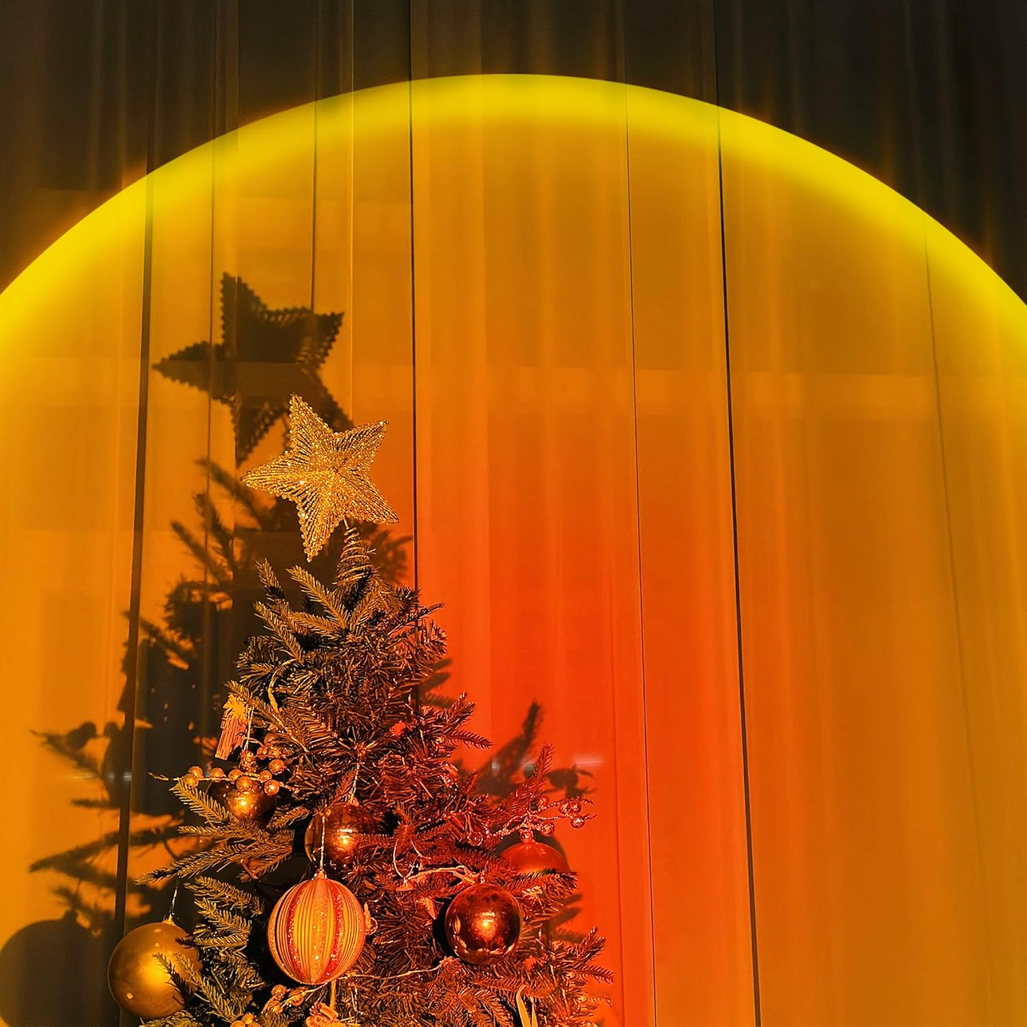 Proyector de lámpara de puesta del sol,Luz de proyección del sol de rotación de 180 grados llevó lámpara de piso de luz nocturna con puerto USB,Lámparas de puesta del sol para decoración de dormitorio de fiesta de fotografía